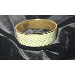 J Crew Gold & Seafoam Green Bangle